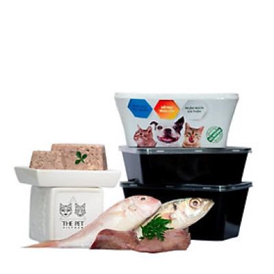 1Kg Pate Tươi Cho Mèo THEPETVN Hỗn Hợp Cá Cho Mèo Biếng Ăn (Mixed Ocean Fish)