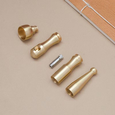 Tẩu lọc thuốc bằng đồng cao cấp, Dùng cho được cả Sợi và điếu : Lớn + Vừa + Nhỏ, có thể tháo rời và vệ sinh !