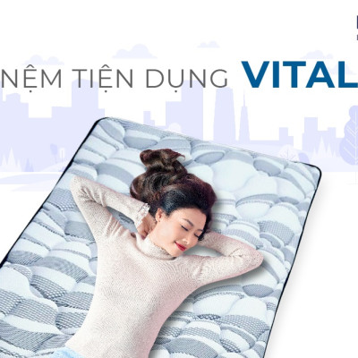 Nệm Tiện Dụng Liên Á Vital 100x200x3cm - Topper Đa Năng, Đệm Văn Phòng, Đệm Trải Sàn