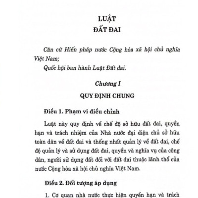 Luật Đất đai (năm 2024)