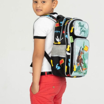 Ba Lô C1 Fairy Tale - Thánh Gióng B-12-094 - Màu Đen