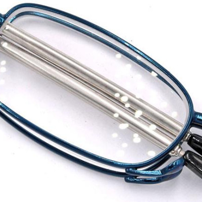 Kính xếp gọng lão màu xanh tròng lão từ 1 độ đến 4 độ