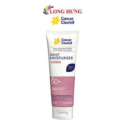 Kem chống nắng dưỡng ẩm Cancer Council Daily Moisturiser Matte SPF50+ (75ml/150ml) - Hàng chính hãng