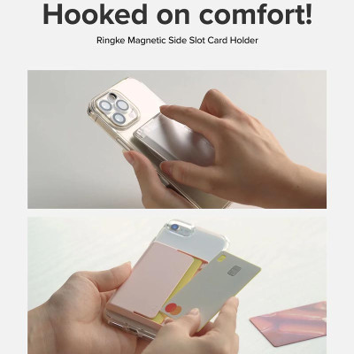 Ngăn Đựng Thẻ RINGKE Magnetic SIDE Slot Card Holder - Hàng Chính Hãng