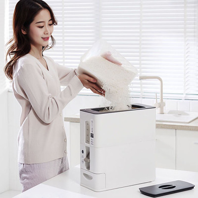 Thùng Đựng Gạo Thông Minh Xuất Nhật (12KG) Nhựa ABS Cao Cấp | An Toàn / Tiện Lợi / Dễ Sử Dụng