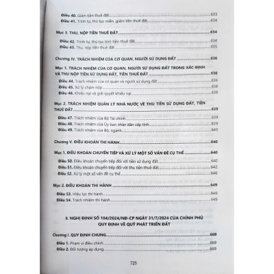 Luật đất đai năm 2024 và các văn bản hướng dẫn thi hành