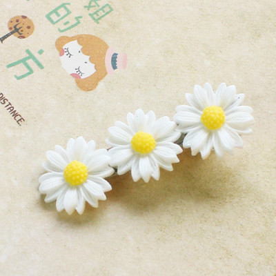 Set 5 dây buộc tóc và cặp tóc Hoa cúc