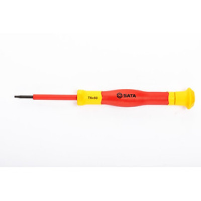 Tua vít nhỏ chính xác T20 * 50mm cách điện 1000V VDE SATA 63905