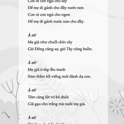 Hát Ru - Tập Hợp Những Câu Hát Thấm Đượm Tình Quê Hương