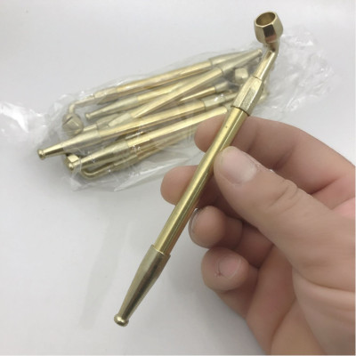 Tẩu thuốc kim loại gắn điếu cực kỳ sang trọng dài 14cm