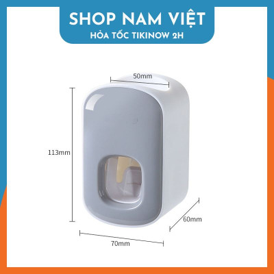 Hộp Lấy Kem Đánh Răng Tự Động Dán Tường Thông Minh