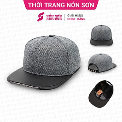 Mũ snapback hiphop nam nữ NÓN SƠN chính hãng MC229K-XM3