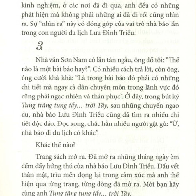 Tung Tăng Tung Tẩy…Trời Tây - Bút Ký Du Lịch
