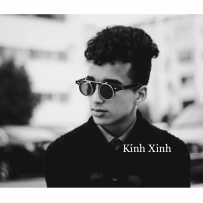 Kính râm cận Mắt Tròn 2 Tròng Lật 2 Lớp Mở Nắp Siêu Đa Năng