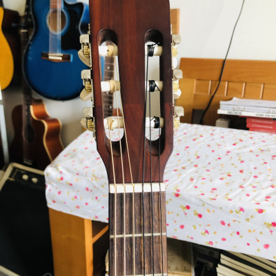 Đàn guitar classic mini DVE70C size 3/4 đàn ghita dành cho trẻ em + Tặng giá trình, Bao da phụ kiện đàn guitar