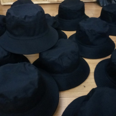 Mũ Tai Bèo Bucket Trơn - đen