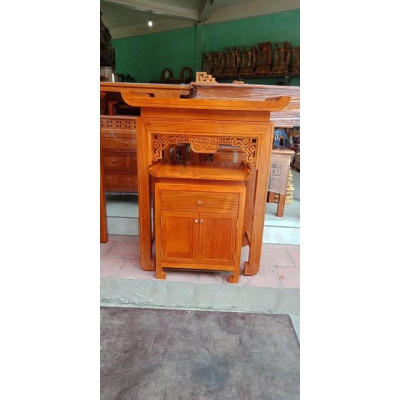 Án gian thờ và cúng cơm gỗ mít