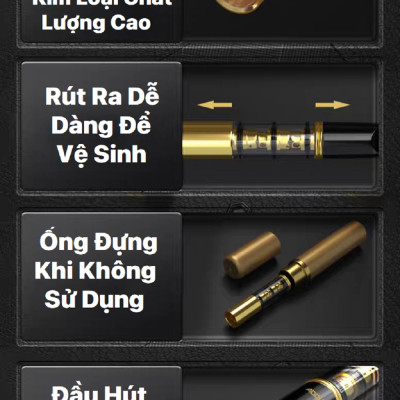 Tẩu Lọc Thuốc Adous Đa Năng Dùng Cho Tất Cả Size Nhỏ và Trung Bình và Thông Thường Công Nghệ Nhật Bản