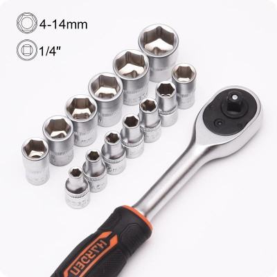 Bộ Tuýp 1/4” 46 Chi Tiết – Dụng Cụ Sửa Xe Đa Năng – CR-V Cao Cấp 510346 Harden