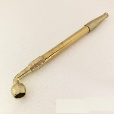 Tẩu thuốc kim loại gắn điếu cực kỳ sang trọng dài 14cm