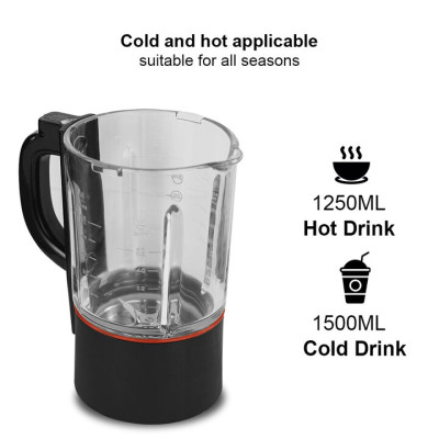 Máy làm sữa hạt (đậu nành, đậu xanh, hạnh nhân, gạo lức…) đa năng nhãn hiệu Biolomix H5300 có  8 chức năng nấu đa dạng - HÀNG NHẬP KHẨU