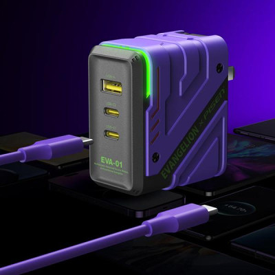 Bộ Sạc Nhanh Pisen Pro - EVA Mecha 65W GaNUltra 2C1A - Pisen CC1200