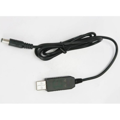 Cáp chuyển đổi điện áp DC 5V sang DC 9V / 12V đầu cắm USB 2.1x5.5mm dùng cho modem wifi cắm pin dự phòng khi cúp điện - miếng lót chuột