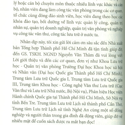 Bác Hồ Với Công Tác Văn Phòng, Văn Thư Và Lưu Trữ - TS. Nghiêm Kỳ Hồng 