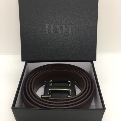 Thắt Lưng, Dây Nịt Nam Cao Cấp HMT, Khoá Tự Động Kiểu Chữ H, Dây Thắt Lưng Da Bò Chính Hiệu, H2-Nâu