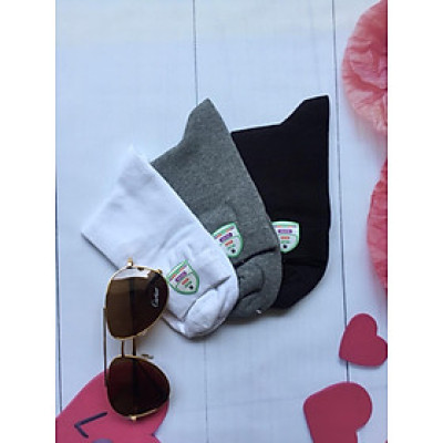 COMBO 3 ĐÔI TÂT NAM DÀI CAO CẤP   - 100% COTTON - KHÁNG KHUẨN KHỬ MÙI