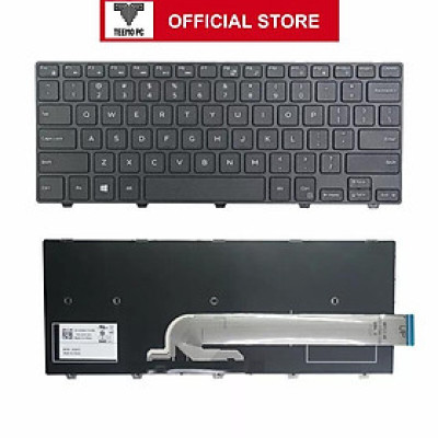 Bàn Phím Tương Thích Cho Laptop Dell Inspiron 14 3462 3465 3441 3442 3443 3451 3452 3458 3459 Mới TEEMO PC KEY1225 Hàng Nhập Khẩu