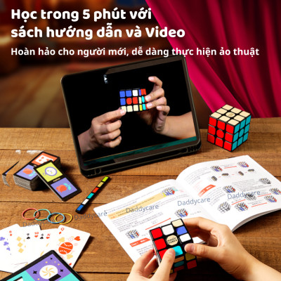 Đồ chơi ảo thuật 36 trò cho bé Mideer Conundrum Cube Magic