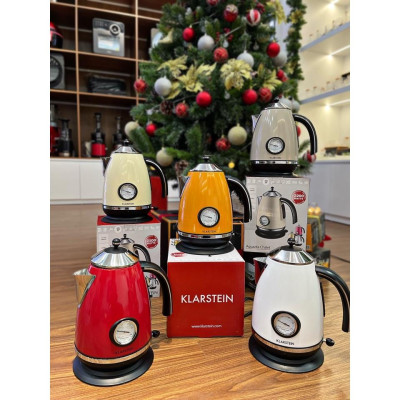 ẤM SIÊU TỐC KLARSTEIN AQUAVITA CREAM 1,7L 10021357 - hàng Chính Hãng 