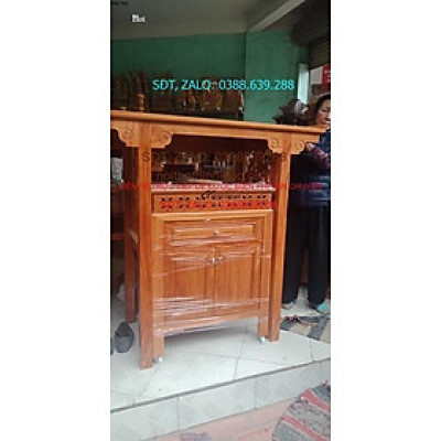 Án gian thờ và cúng cơm gỗ mít