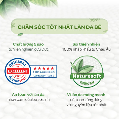 Tã/Bỉm dán sơ sinh Huggies Platinum NatureMade - Gói Super Jumbo S82/ NB60 - Hàng chính hãng