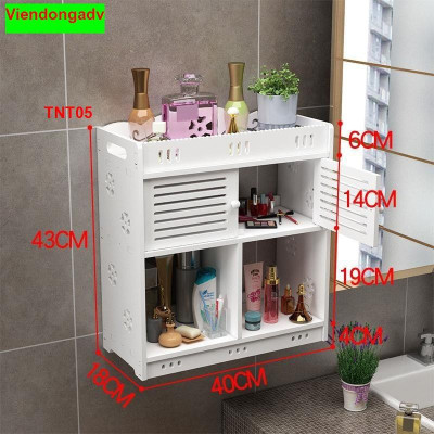 Tủ nhà tắm chống thấm nước TNT05 - Kệ lắp ráp treo tường nhà tắm