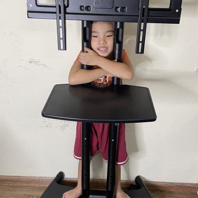 Giá Treo TiVi Di Động AVA1500 Màu Đen Lắp Cho Màn Hình 32 inch - 70 inch Hàng Nhập Khẩu