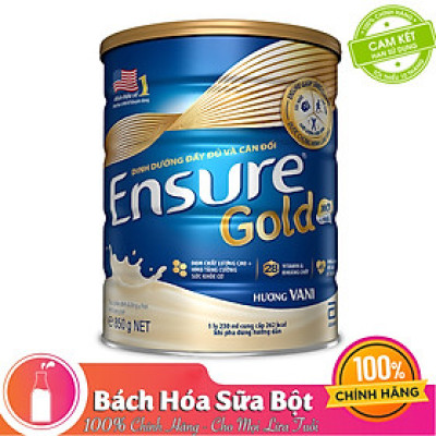 Thực Phẩm Dinh Dưỡng Y Học: Ensure Gold Vani 850g