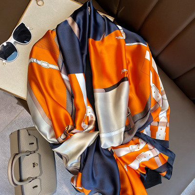 Khăn Lụa Choàng Siêu Bóng Đi Biển Du Lịch Mềm Mai Dài 90x180cm Cao Cấp 