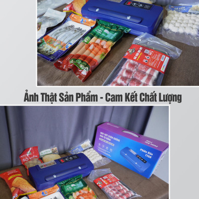 Máy Hút Chân Không Thực Phẩm TT68 Không Kén Túi, Ép Chân Không Khô và Ướt, Hàng Chính Hãng