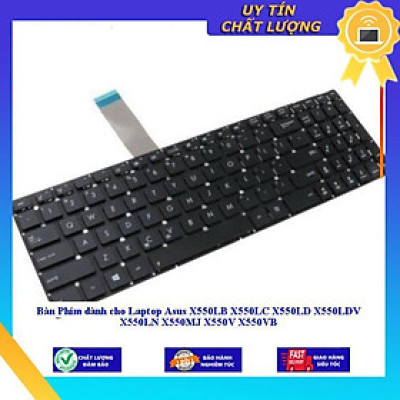 Bàn Phím dùng cho Laptop Asus X550LB X550LC X550LD X550LDV X550LN X550MJ X550V X550VB - Hàng Nhập Khẩu New Seal