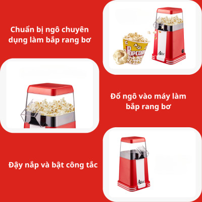 Máy làm bỏng ngô nhanh chóng, tiện lợi - Hàng chính hãng