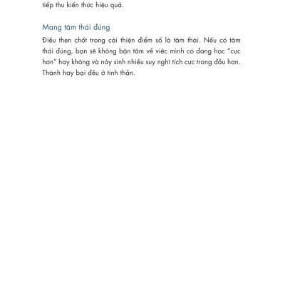 Mài Giũa Kỹ Năng - Vượt Trội Điểm Số