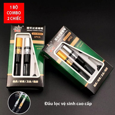 Bộ Tẩu Lọc Thuốc 2 Đầu Dùng Được Cả Loại Thông Thường Và Nhỏ Chất Lượng Cao