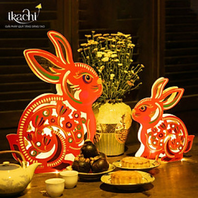 Lồng đèn Trung Thu - Lồng đèn trang trí "Ký ức tuổi thơ" hình Thỏ (size mini)