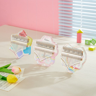 Đàn Kalimba Woim Thumb Piano Pha Lê Trong Suốt 17 Phím