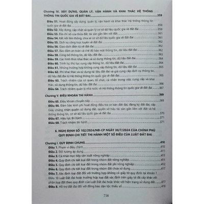 Luật đất đai năm 2024 và các văn bản hướng dẫn thi hành