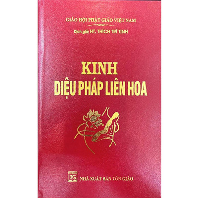 Sách - Kinh Diệu Pháp Liên Hoa - Bìa Da - Chính Thông Book