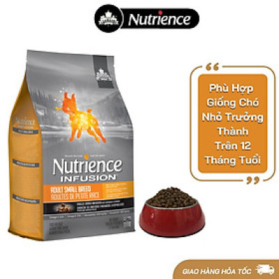 Thức Ăn Cho Chó - Size Nhỏ Trưởng Thành Trên 12 Tháng Nutrience Original Bao 2,5kg - Thịt Gà, Rau Củ, Trái Cây