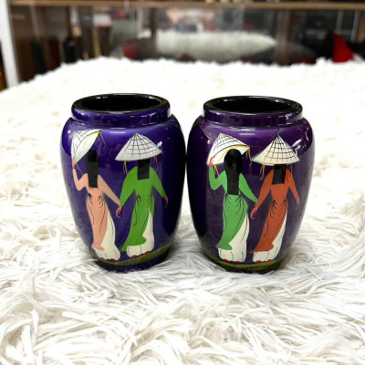 Hủ cắm viết Thanh Bình Lê 10x7 cm hàng xuất khẩu nhiều mẫu mã